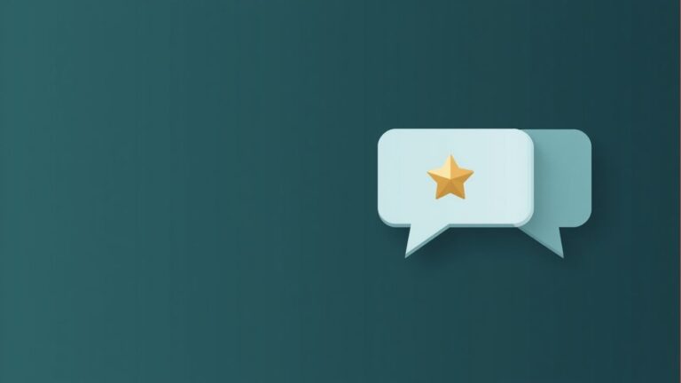 a blog header with speech bubble icons for how to reply to reviews
