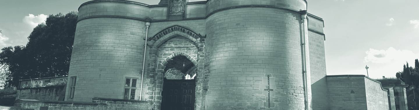 The gatehouse at Nottingham Castle
