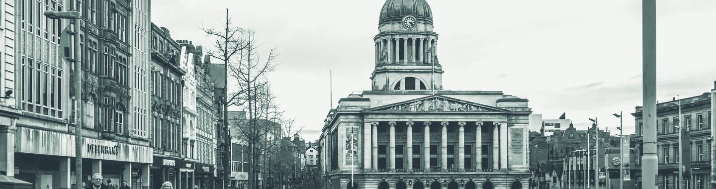 Nottingham Old Market Square and the Council House